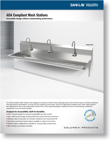 ADA Compliant Wash Stations