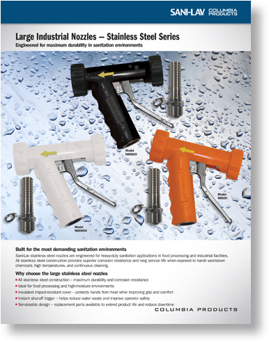 Large Industrial Nozzles — Stainless Steel Series