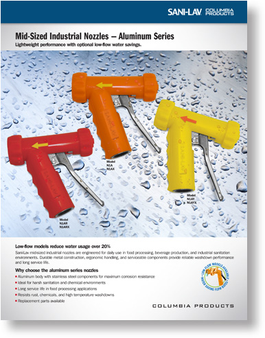 Mid-Sized Industrial Nozzles - Aluminum Series